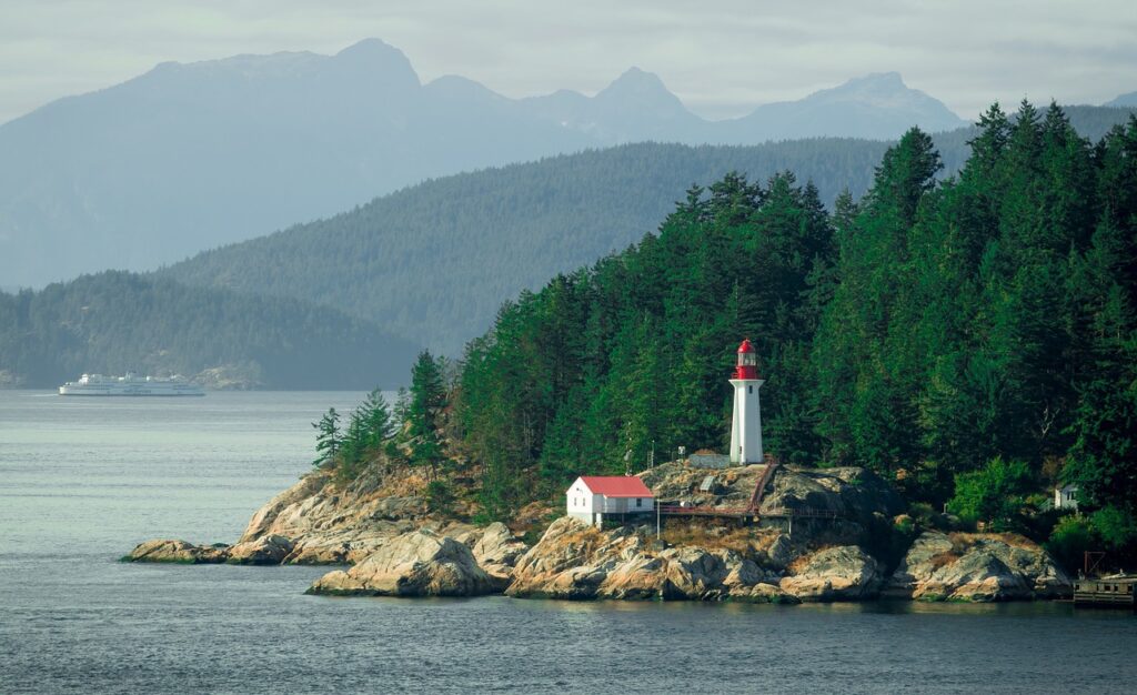 lighthouse, vancouver, island